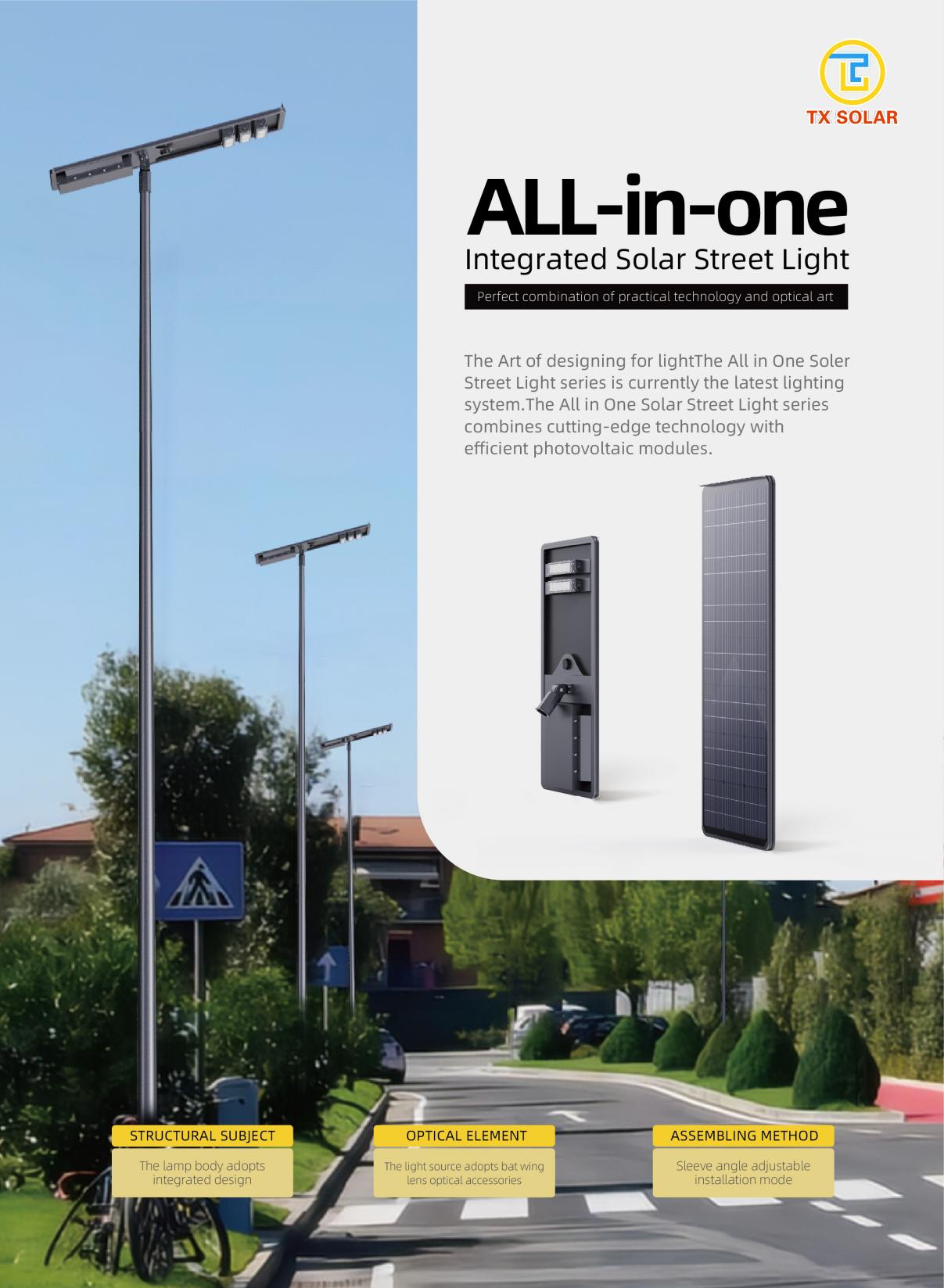 30w solar street light