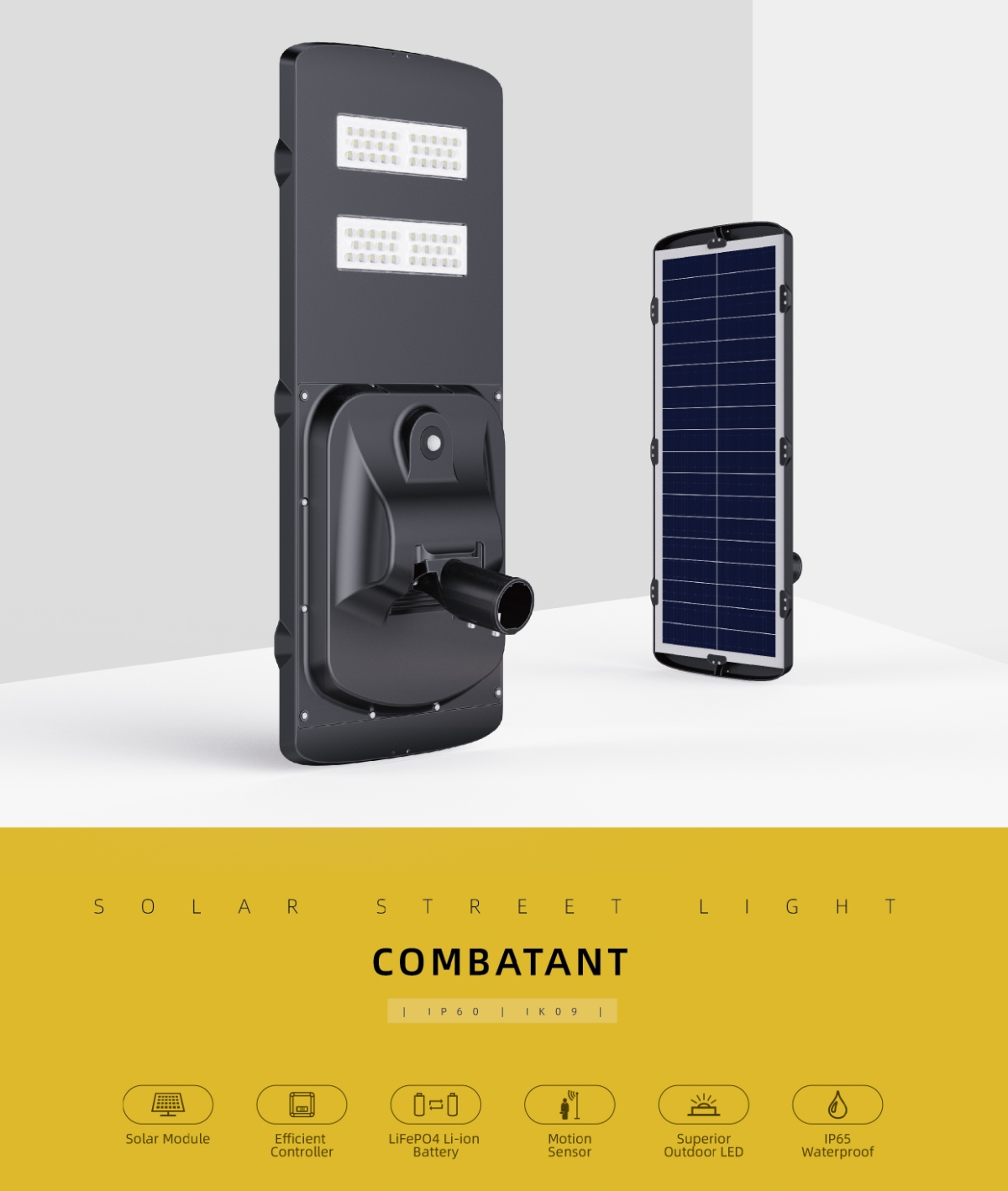 New design all in one solar street light